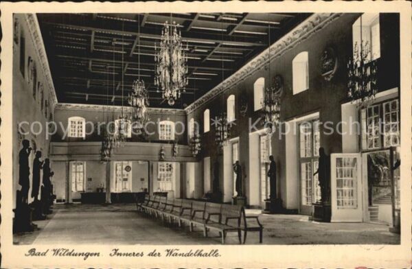 Bad Wildungen Inneres der Wandelhalle