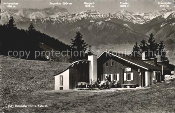 Bad Kohlgrub Hörndle Hütte Berghütte Alpen