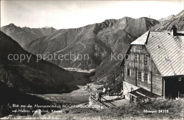 Mallnitz Kaernten Alpengastwirtschaft Hochalmblick Talbli
