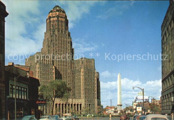 Buffalo New York City Hall Niagara Square McKinley Monum