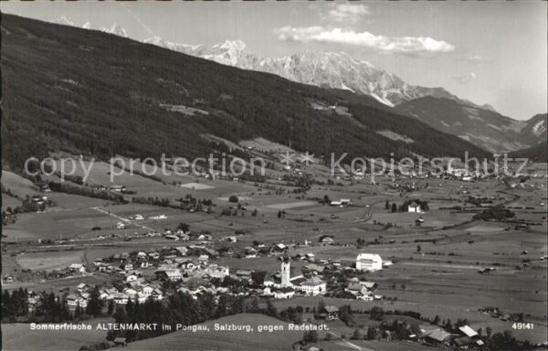 Altenmarkt Pongau Panorama Blick gegen Radstadt