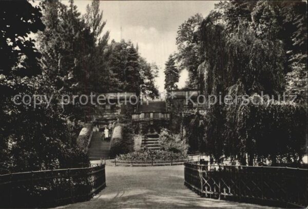 Riesa Sachsen Freitreppe im Stadtpark
