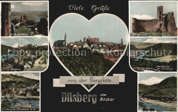 Dilsberg Bergfeste Neckartal Rainbach Burgruine