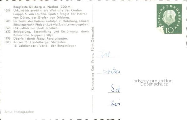 Dilsberg Bergfeste Neckartal Rainbach Burgruine – Bild 2