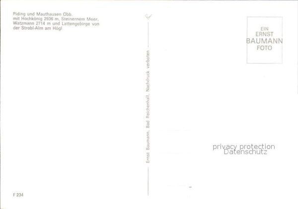 Piding und Mauthausen mit Hochkönig Steinernes – Bild 2