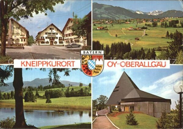 Oy Teilansichten Kneippkurort Kirche See A