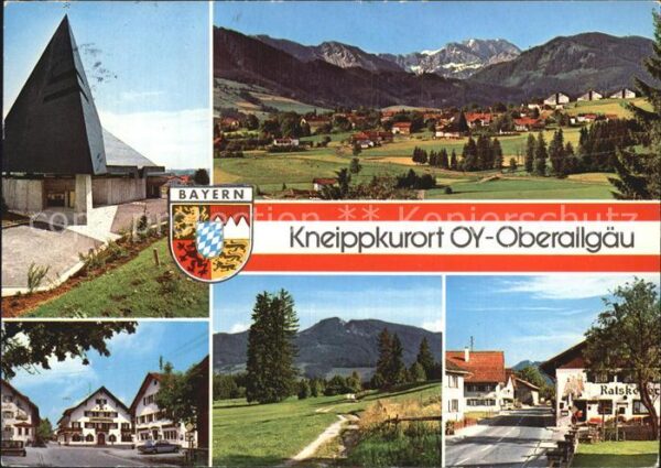 Oy Teilansichten Kneippkurort Kirche Alpen