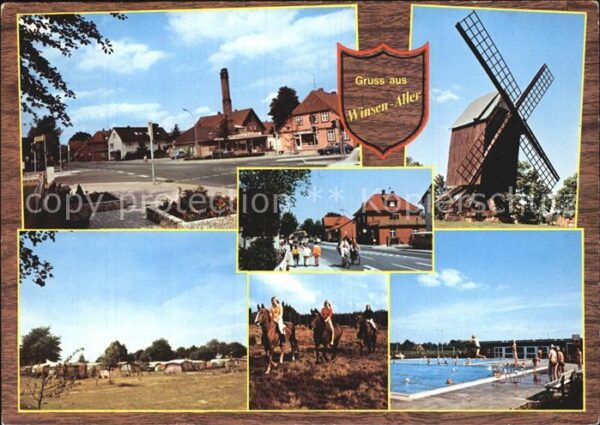 Winsen Aller Teilansichten Freibad Campingplatz Wind