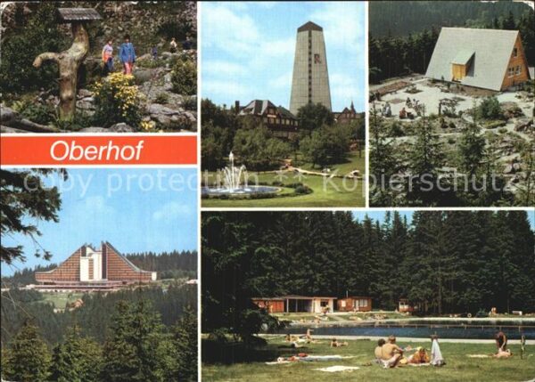 Oberhof Thueringen Botanischer Garten Gebirgsflora FDGB Er