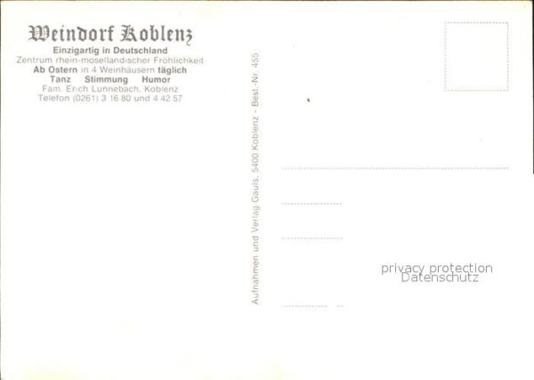 Koblenz Rhein Weinfest Weindorf – Bild 2