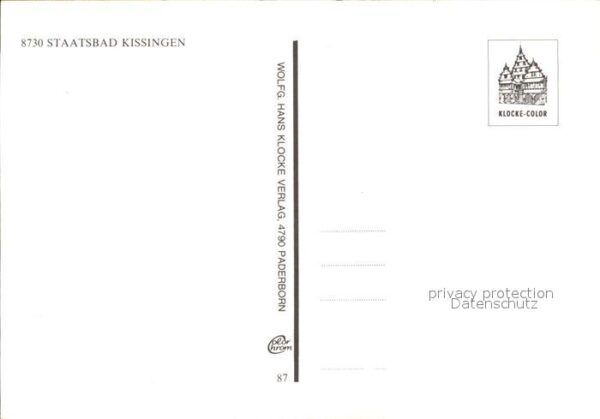 Bad Kissingen Schmuckhof Kurpark Marktplatz Rosengart – Bild 2