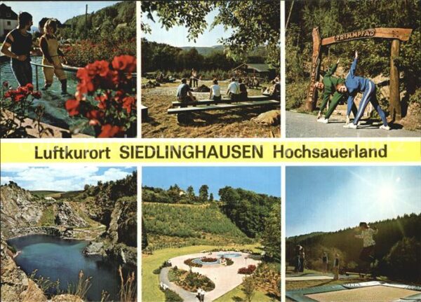 Siedlinghausen Luftkurort Trimmpfad See Kurpark Wasser