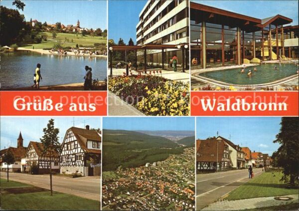 Waldbronn Albtal Freibad Fachwerkhäuser Fliegeraufnahme