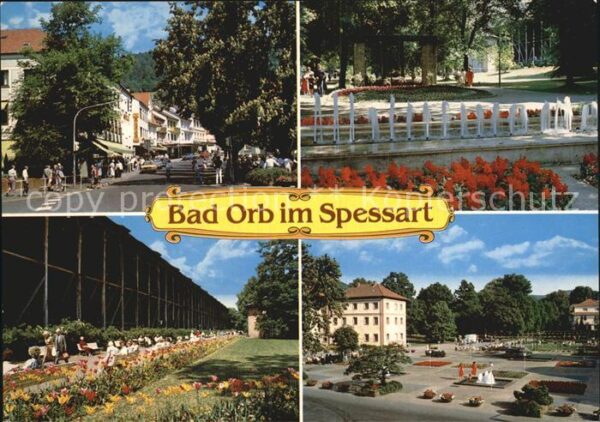 Bad Orb Strassenpartie Kurpark Saline Platz