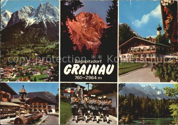 Grainau Teilansichten Zugspitzdorf Wettersteing