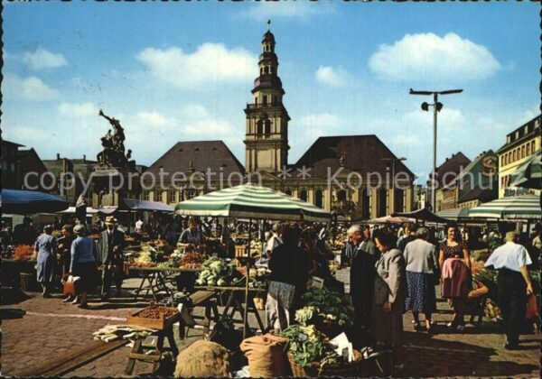 Mannheim Altes Rathaus Markt Denkmal