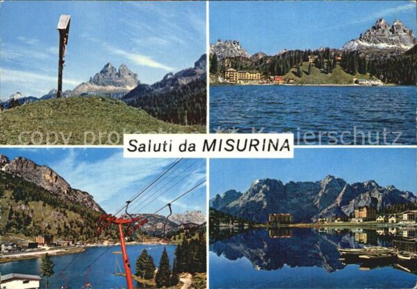 Misurinasee Dolomiten Bergbahn Wegekreuz