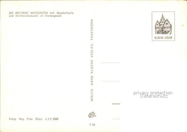 Bad Wildungen Wandelhalle Reinhardshausen Fliegeraufn – Bild 2