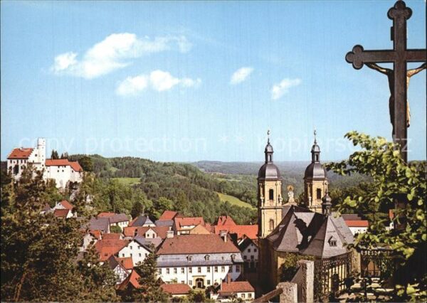 Goessweinstein Ortsansicht mit Kirche Schloss Kreuz