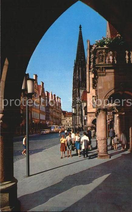 Muenster Westfalen Prinzipalmarkt