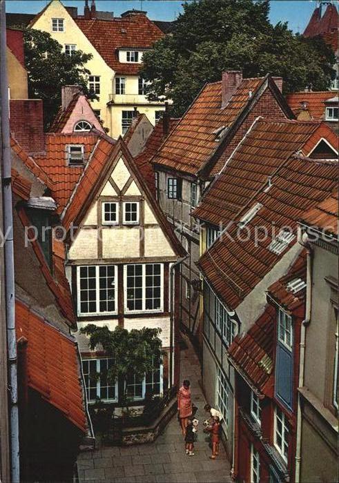 Bremen Wüste Stätte Strasse im Schnoorviertel