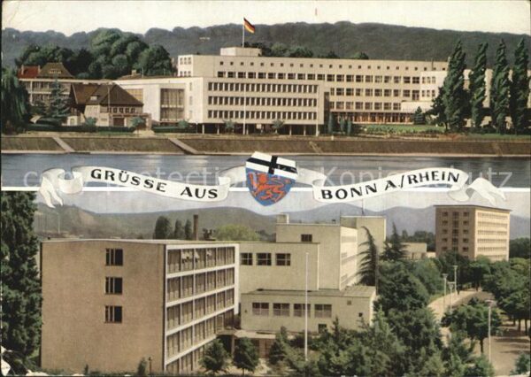 Bonn Rhein Bundeshaus Bundeshauptstadt