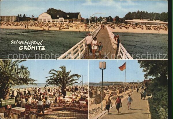 Groemitz Ostseebad Strand Seebrücke Promenade Restaurant
