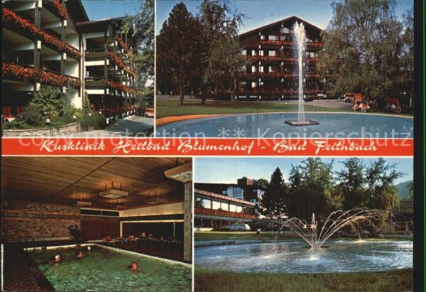Bad Feilnbach Kurklinik Heilbad Blumenhof am Wendelst