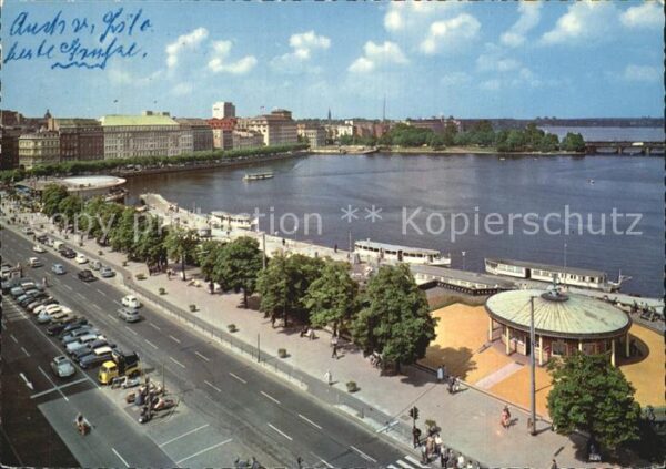 Hamburg Jungfernstieg und Alster