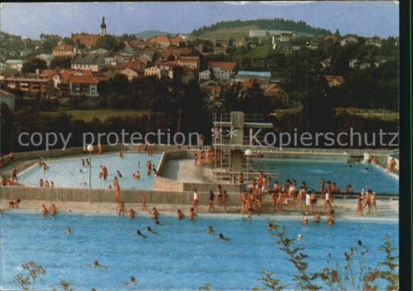 Grafenau Niederbayern Freibad im Luftkurort