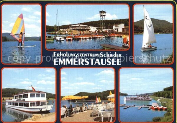 Schieder-Schwalenberg Erholungszentrum Emmerstausee Segeln Au