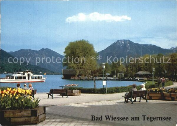 Bad Wiessee Promenade Ausflugsdampfer Kuranlagen mi