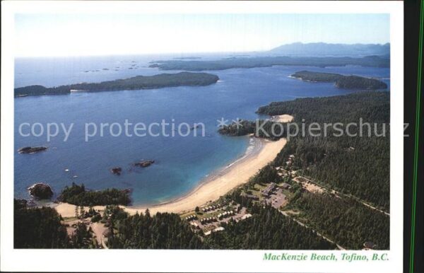 Tofino MacKenzie Beach aerial view
