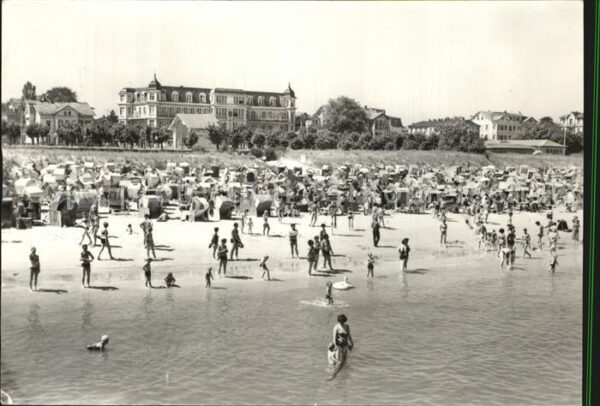 Ahlbeck Ostseebad Strandleben FDGB Heim Bernard Göring