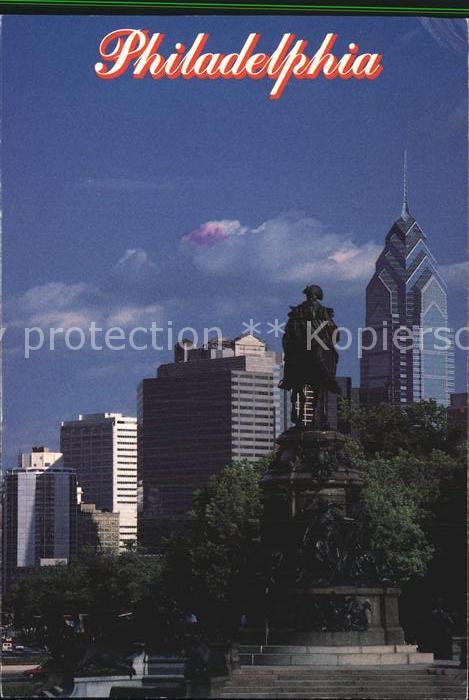 Philadelphia Pennsylvania Monument of George Washington Center ci
