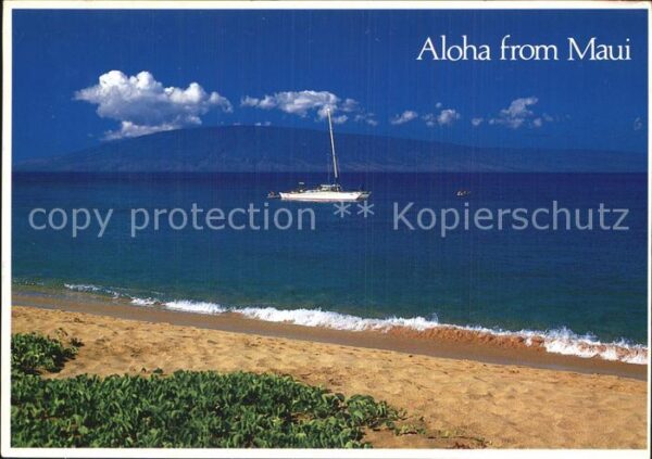 Maui Hawaii Kaanapali Beach Segelboot