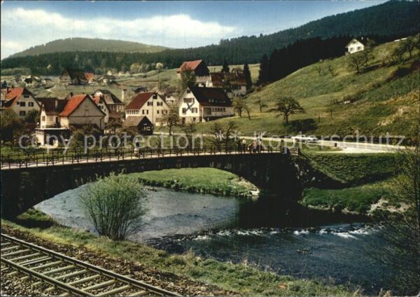 Huzenbach Luftkurort im Murgtal Brücke