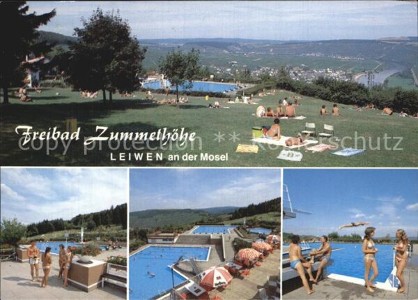Leiwen Trier-Saarburg Wald Höhenfreibad Zummethöhe Liegewiese