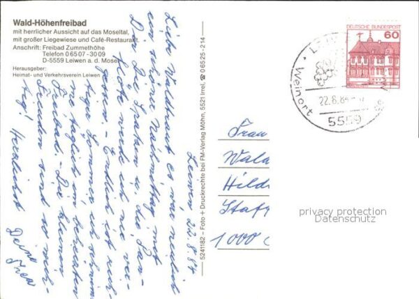 Leiwen Trier-Saarburg Wald Höhenfreibad Zummethöhe Liegewiese – Bild 2