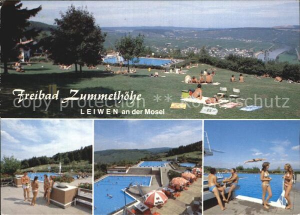 Leiwen Trier-Saarburg Wald Höhenfreibad Zummethöhe Liegewiese