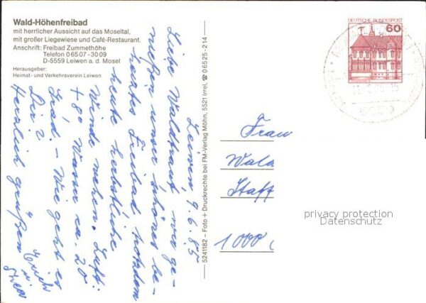 Leiwen Trier-Saarburg Wald Höhenfreibad Zummethöhe Liegewiese – Bild 2