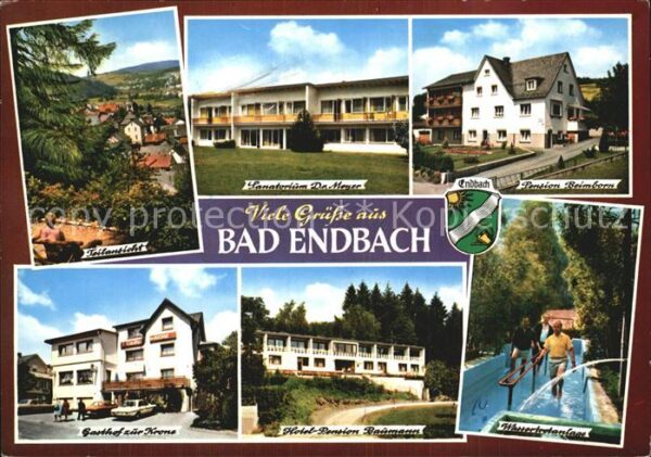 Bad Endbach Teilansicht Sanatorium Hotel Pension Ga