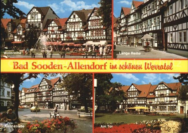 Allendorf Bad Sooden Weinreihe Lange Reihe Kirchstrasse Am T