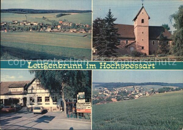 Lettgenbrunn Panorama Hochspessart Restaurant Cafe Z
