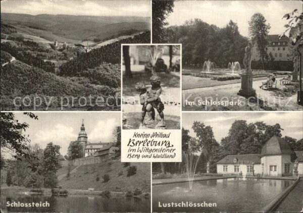 Bad Berleburg Schlosspark Lustschlösschen Schlossteic