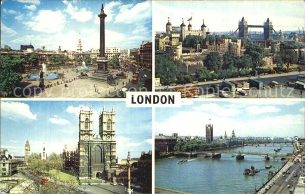 London Tower Bridge Trafalgar Square Westminst