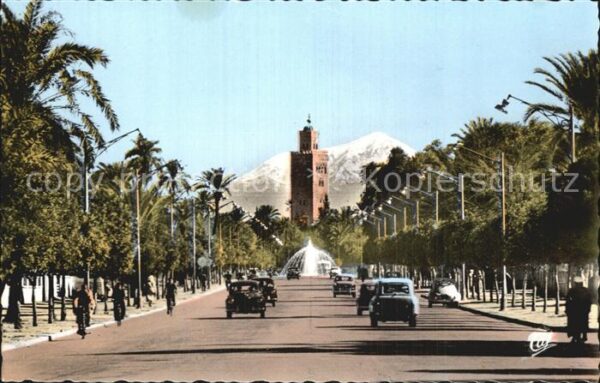 Marrakesch Marrakech L_Avenue Mohammed V.