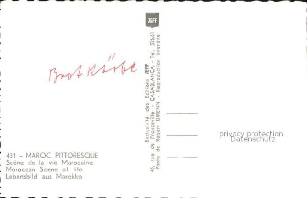 Maroc Marokko Lebensbild Brotkörbe – Bild 2