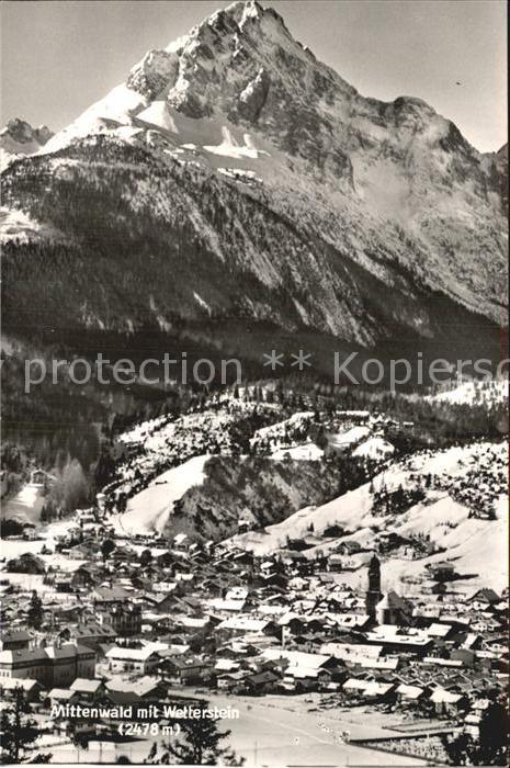 Mittenwald Bayern Wetterstein
