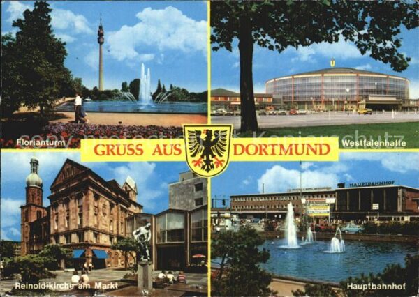 Dortmund Westfalenhalle Florianturm Hauptbahnhof
